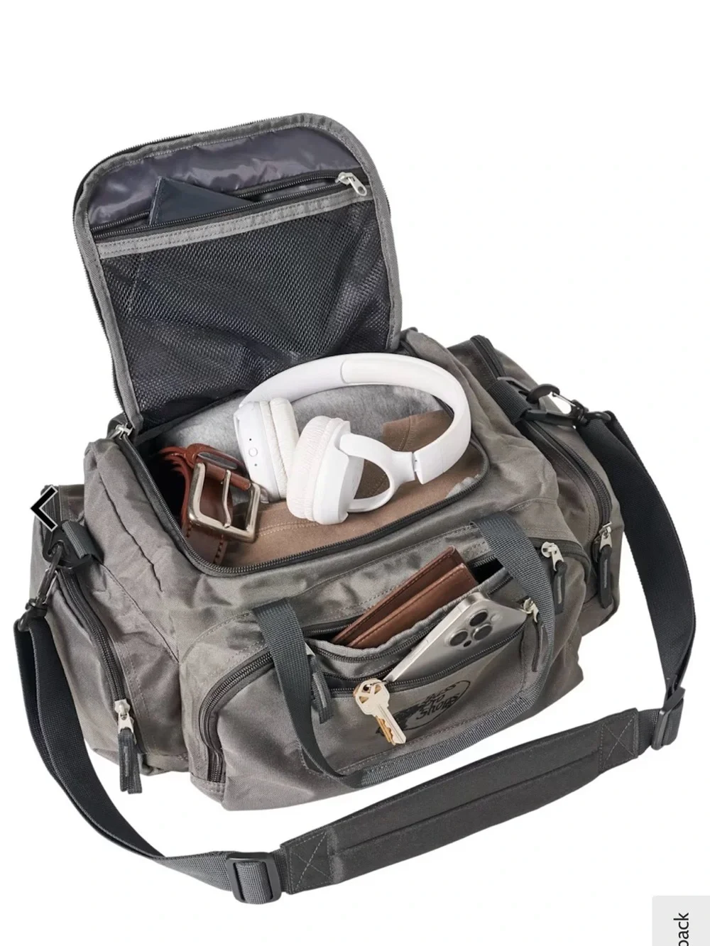 Bass Pro Shops Catch-All Gear Bag 20L Camo Gray Fishing Tackle Duffel, Set Of 2